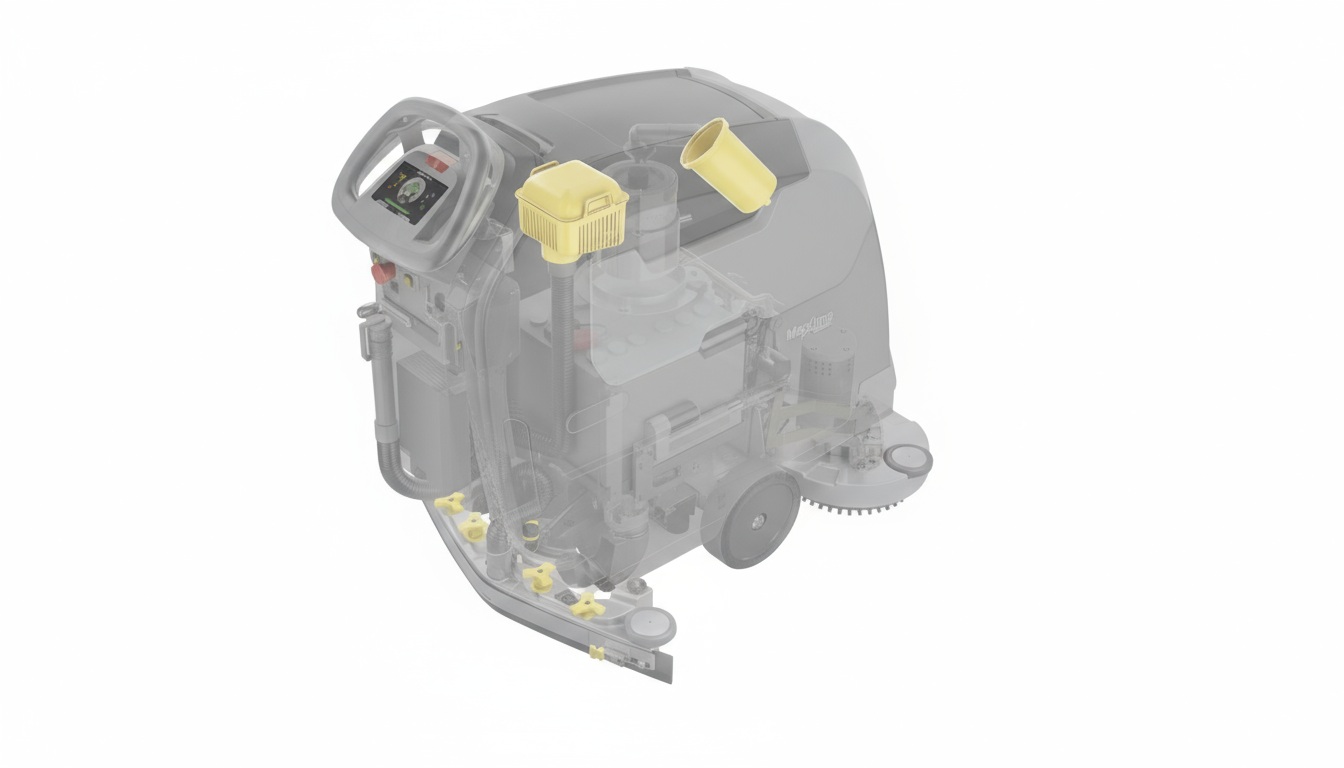 maszyna czyszcząca z łatwą obsługą